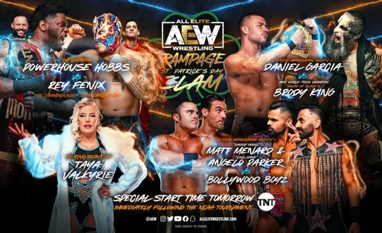 Special start time for tonight’s AEW Rampage on TNT