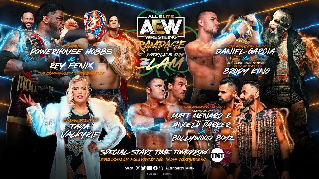 Special start time for tonight’s AEW Rampage on TNT